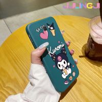 Jlingji เคสปลอกสำหรับ Samsung J7 Prime J7 Prime 2เคสลายการ์ตูน Kuromi เคสดีไซน์ใหม่บางสวยงามเคสป้องกันขอบสี่เหลี่ยมเคสนิ่มเคสปลอกซิลิโคนเคสกันกระแทก