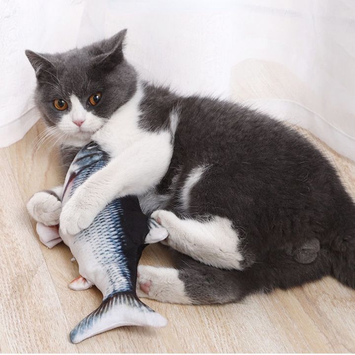 dimama-cod-ตุ๊กตาปลาขยับได้เสมือนจริง-ขนาด-28-cm-ตุ๊กตาปลา-ของเล่นแมว-ตุ๊กตาปลาดุ๊กดิ๊ก-ปลา-ดิ้น-เต้นได้
