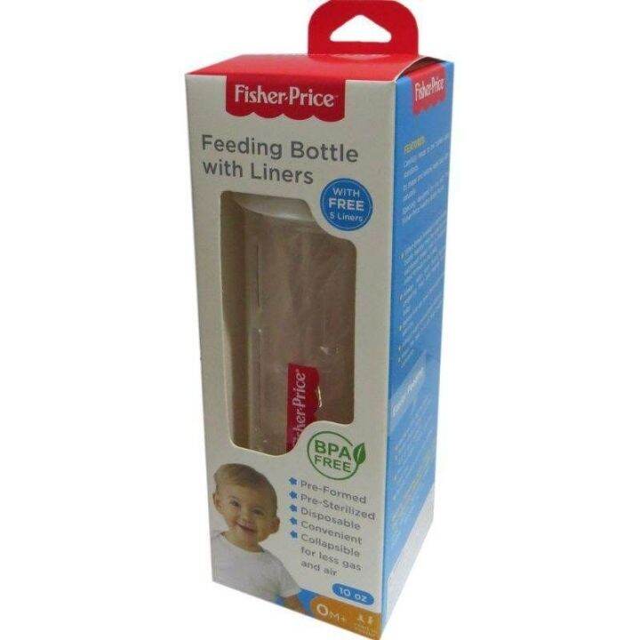 Fisher Price Feeding Bottle with liners / Disposable Liners 30 pcs per pack Lazada PH