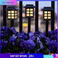 XU HOME ใช้พลังงานจากแสงอาทิตย์ ไฟสวนพลังงานแสงอาทิตย์ LED การเปลี่ยนสี ลานสนามลานบ้าน ไฟสวนแบบเสาเข็ม ของใหม่ พลาสติกทำจากพลาสติก โคมไฟสำหรับสนามหญ้า ลานสนามสนาม