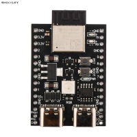 Shockley ESP32-C3-DevKitM-1บอร์ดพัฒนา ESP32-C3FN4 Core ESP32-C3-MINI-1 WiFi + โมดูล BT LE พร้อมแฟลช SPI ภายนอก4 MB