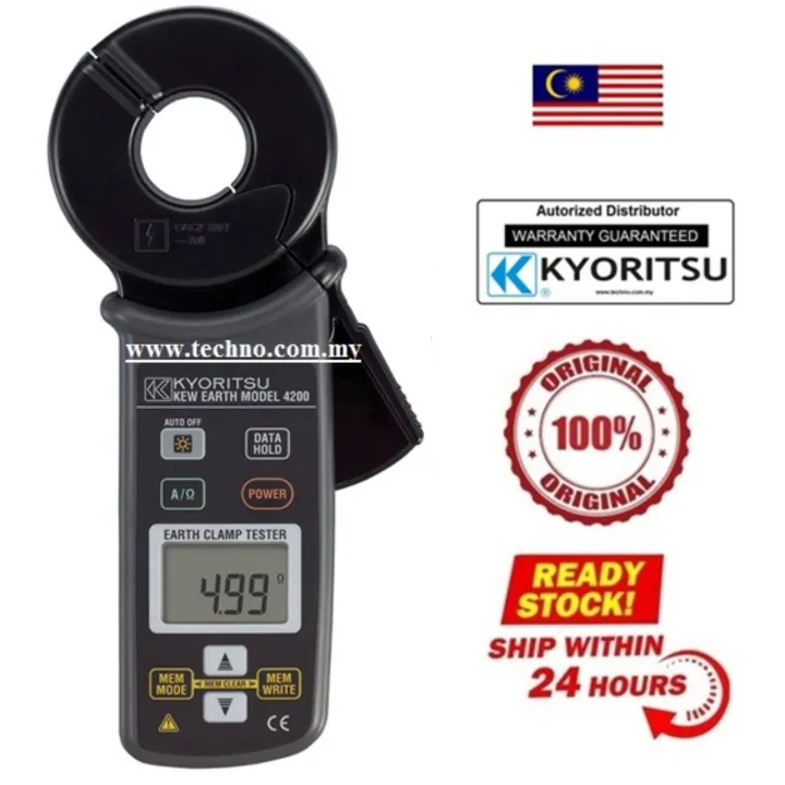 Kyoritsu 4200 Earth Clamp Tester Lazada
