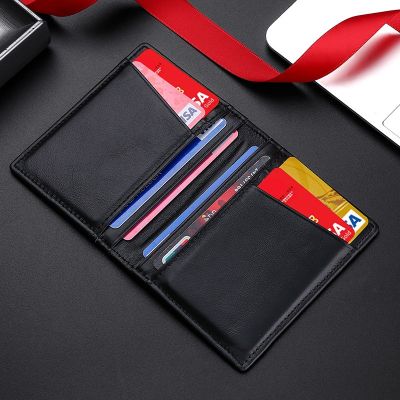 （Layor wallet）กระเป๋าสตางค์หนังแท้สำหรับผู้ชาย,เส้นบางกระเป๋าเงินใส่บัตรกระเป๋าเก็บบัตรแบบบางมินิมอลบางพิเศษขนาดเล็ก Rfid ที่ใส่บัตรประชาชนหนังสือเดินทางกระเป๋าเก็บบัตรผู้ชาย