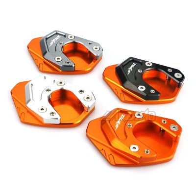 CNC Aluminum Motorcycle Side Stand Enlarger Kickstand Enlarge Plate Pad Accessories For KTM Duke 125 200 390 690 SMC