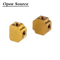 Tee 3 4 Ways Brass Pipe fittings Equal Female Connector 1/8 quot; 1/4 quot; 3/8 quot; BSP Thread For Grease System hydraulic system