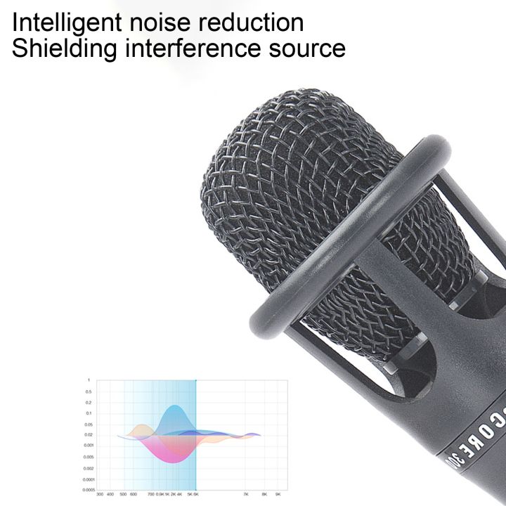 e300-condenser-microphone-professional-high-sensitivity-computer-handheld-microphone-with-audio-cable-for-studio-recording