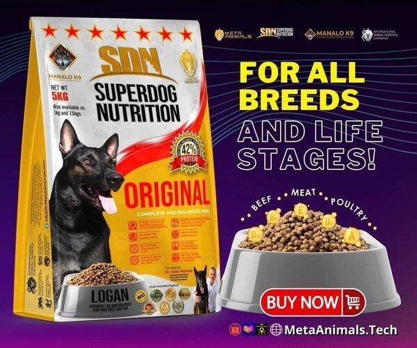 SuperDog Nutrition (SDN) Original All Breeds and Sizes 5KG SuperDog ...