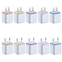 5V 2.1A EU ปลั๊กอะแดปเตอร์2พอร์ต USB Wall Charger สำหรับ Samsung Xiaomi เครื่องชาร์จศัพท์มือถือสำหรับ Travel AC Power Charger