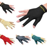 10 PCS Packed Black/Red/Blue/Grey Spandex Lycra Snooker Billiard Cue Glove Pool Left Right Hand Open Three Finger Accessory