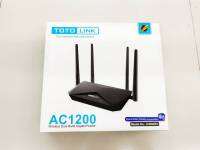 Wireless Router Gigabit รองรับความเร็ว 2.4GHz (300Mbps) และ 5GHz (867Mbps) มี Gigabit LAN จำนวน 4 ช่อง และ WAN 1 ช่อง ความเร็ว 1000Mbps (Router TOTOLINK A3002RU) #ของแท้