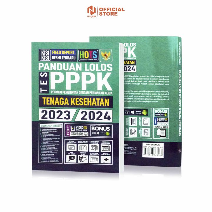 Buku PPPK 2023 2024 / Panduan Lolos Tes PPPK Untuk Tenaga Kesehatan