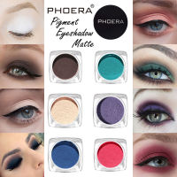 PHOERA อายแชโดว์สีด้านธรรมชาติกันน้ำ12สี,อายแชร์โดว์แบบไม่ซีดจางทนนานกันเหงื่อได้