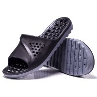 Plus Big Size 50 51 52 Men Women Bathroom Slippers Shower Shoes With Holes Badslippers Summer Beach Soft Hot Sale House Slippers