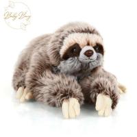 BABYBANG ของขวัญวันเกิด วันเกิด Three Toed ชีวิตจริง 35 ซม. ตุ๊กตาสัตว์ Soft Plush Sloth ของเล่น Sloth ยัดไส้ ตุ๊กตา Sloth Critters Sloth Plush Toy