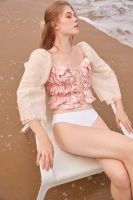 Vanillaandwishes Sunshine Lace Blouse