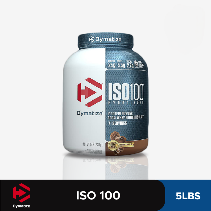 DYMATIZE ISO 100 5lbs 25G 100 Isolate Whey Protein, Filter Protein