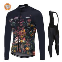 ☏❉ Ropa Ciclismo Hombre 2023 Raphaful Winter Fleece Men 39;s Thermal Long Sleeve Cycling Clothing Sets Team Pro Cycling Bib Pants Suit