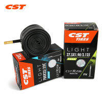 2Pcs CST จักรยานด้านใน0.9มม. ความหนา MTB 2627.5 700C ยางบิวทิลจักรยานหลอด344880มม. Prestaschrader วาล์ว