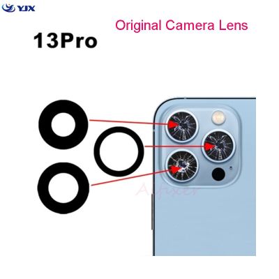 10pcs Back Camera Glass Lens for iPhone 13mini 13 13 Pro Max Rear Camera Cover + 3M Sticker Adhesive Replacement