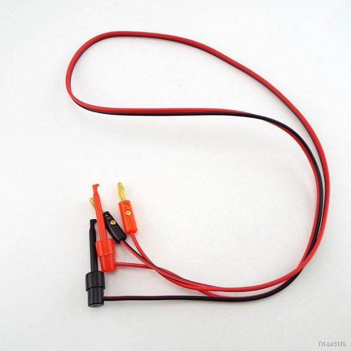 1-pair-1m-4mm-banana-plug-to-electric-hook-clip-test-lead-cable-gold-plated-for-multimeter-test-leads-wire-connector-red-black