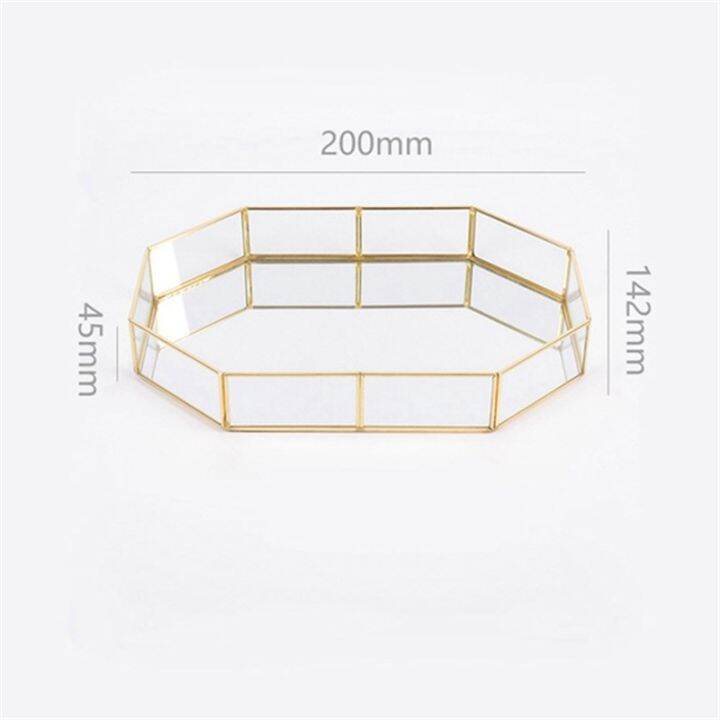 golden-mirror-tray-cosmetic-container-jewelry-organizer-case-bathroom-storage-lipstick-necklace-desktop-pantry-organizer-cake