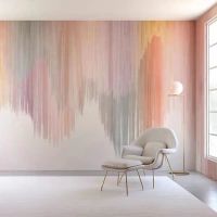 [COD] Wall cloth style abstract art graffiti mural wallpaper TV background wall modern minimalist living room bedroom manufacturers