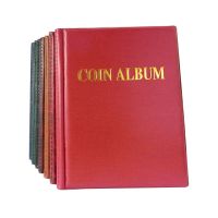 Coin Album 250เปิด10หน้า World Coin Stock Collection Protection Album OEM และธนบัตรอัลบั้ม