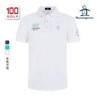 （You can contact customer service for customized clothing）MUNSINGWEAR Golf Mens Short-Sleeved T-Shirt Summer Fashion Casual Sports Quick-Drying Polo Shirt(You can add names, logos, patterns, and more to your clothes)