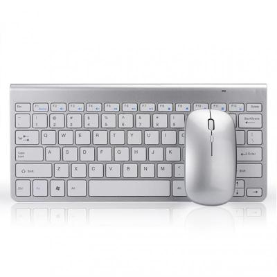 RYRA Wireless Rechargeable Keyboard And Mouse Set 78 Keys Waterproof Mini Keyboard 2.4G Usb Charging For Mac Apple PC Computer