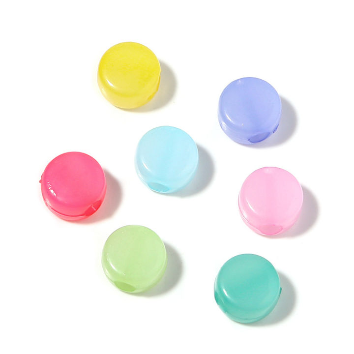 diy-accessories-candy-hand-string-handmade-jewelry-plastic-jewelry-accessories-jelly-color-transparent-oblate-small-square-septum-bead