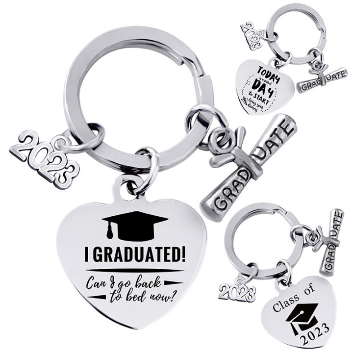 2023-keychain-graduation-keychain-keychain-stainless-steel-keychain-graduation-2023-keychain-heart-keychain-graduation-jewelry-graduation-pendant-graduation-gift-graduation-souvenir