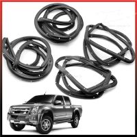 ยางขอบประตูรถ ISUZU D-MAX หน้า+หลัง ซ้ายขวา อีซูซุ ดีแม็ก ดีแม็ค 4ประตู 2003 - 2011 ยางกระดูกงู รถกระบะ ยางกันกระแทก ยางขอบประตู Zofst Autopart