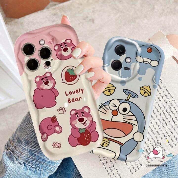 เคสโทรศัพท์การ์ตูนโดราเอม่อนน่ารักใช้ได้กับ-iphone-11-13-12-14-pro-max-7-8-6s-6-plus-xr-x-xs-max-se-2020-3d-ขอบโค้งงอนิ่ม-tpu-ฝาครอบคู่ที่น่ารัก