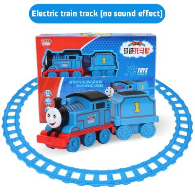อะนิเมะโทมัสทั้งหมดชุดรางรถไฟชุดรถรางอะนิเมะ Acoustooptic Return Force Inertia Locomotive Large ของเล่นเด็กของขวัญคริสต์มาส