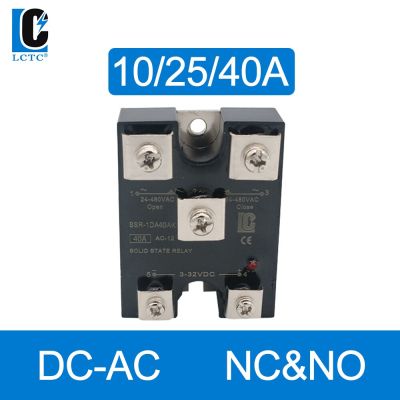 ปกติปิดและเปิด Dc-Ac Ssr Nc และไม่มีเฟสเดียวโซลิดสเตทรีเลย์