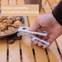 Barbecue Clip Small Kitchen Kitchen Tools Anti-scald Clip Portable Outdoor Kitchen Bar Supplies Cake Clip Hollow Design