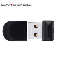 WANSENDA 100 Real Capacity Super Tiny Mini USB Flash Drives USB 2.0 Pendrive 64GB 32GB 16GB 8GB 4GB Thumbdrive USB Memory Stick