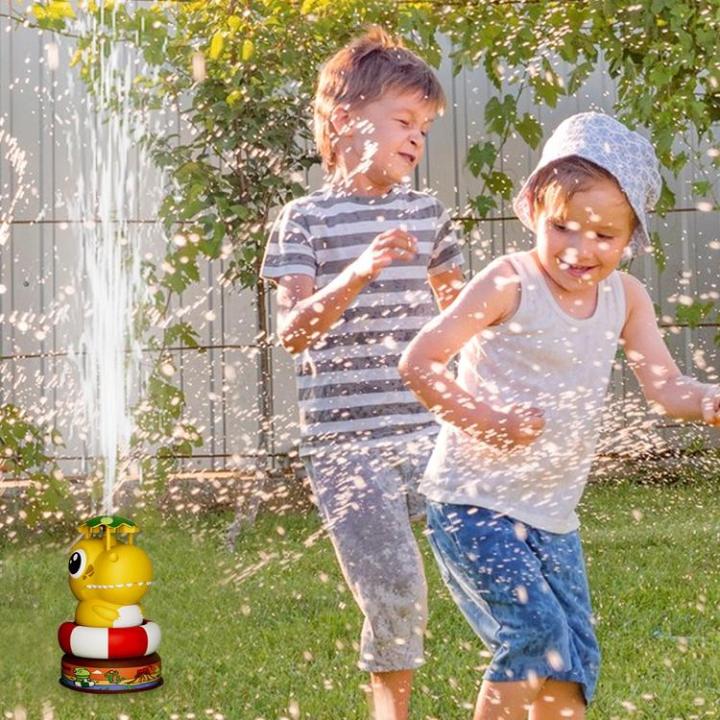 rotating-sprinkler-toy-animal-sprinkler-for-kids-outdoor-play-water-pressure-kids-sprinkler-rotating-for-boys-girls-bathroom-outdoor-yard-pool-summer-superb