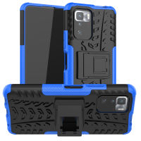 เคส POCO X3 GT กรณีนาฬิกาพีซีสุดหรู + TPU Stand Armor กรณีกันกระแทก