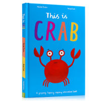 This is crab this is the original English hardcover childrens picture book interactive book of crab. Parents and children read the original English picture book of Evans Harriet of little tiger publishing house