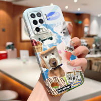 เคสเคสโทรศัพท์มือถือสำหรับ OPPO A93 2020 OPPOReno4 F OPPO A94 Reno5 F รวมทุกอย่างกรณีโทรศัพท์ฟิล์มการ์ตูนสุนัขเปลือกแข็งกล้องคลุมทั้งหมดเคสป้องกันทนแรงกระแทก