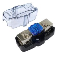 Car Audio Power 100A Fuse Holder Automotive Zinc Alloy 60A Fuse Box Universal Spare Parts Repair Replacement Accessories