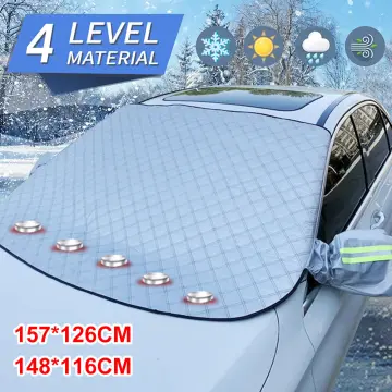 Car Windshield Snow Ice Cover UV Frost Wiper Mirror Protector Windproo –  SEAMETAL