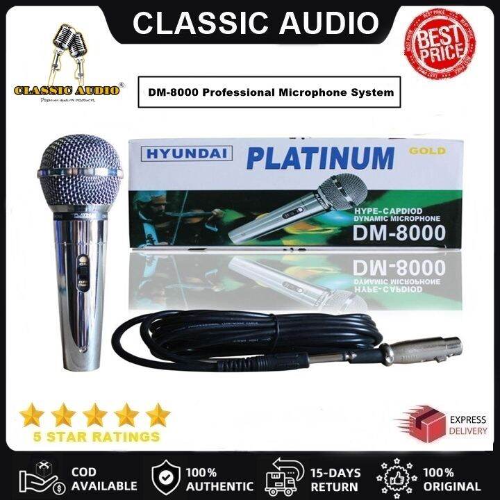 Hyundai Platinum By Classic Audio DM-8000 Professional Microphone ...