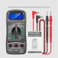 เครื่องวัดแรงดันไฟฟ้าความต้านทานอเนกประสงค์หน่วยวัดสากลจอแสดงดิจิตอลความแม่นยำสูง Xl830l มัลติมิเตอร์แบบดิจิทัล