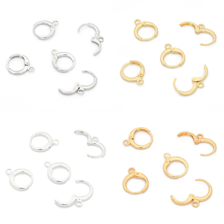 10ชิ้น-ถุง14k-gold-silver-plated-ทองเหลืองทองแดงต่างหูตะขอ-clasp-ต่างหูสำหรับต่างหูทำเครื่องประดับ