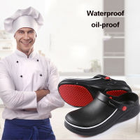 Women Men Chef Shoes Non-slip Waterproof Oilproof Kitchen Work Cook Shoe for Chef Master Uni Ho Restaurant Slipper Sandal