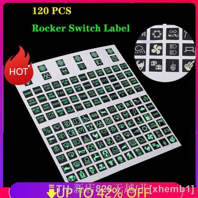 【LZ】✈  Rocker Switch Label Decal Circuit Panel Luminous Sticker For Car Marine Boat Truck Instrument Switches Relays Decor Sticker