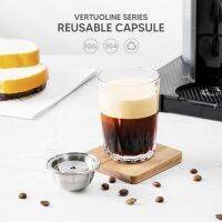 【YF】 Café filtros reutilizáveis para Nespresso Vertuo cápsula de aço inoxidável Vertuolin Pod Expresso Coffeware