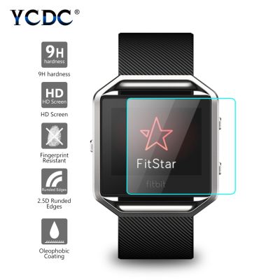 YCDC 1PC For Fitbit Blaze Tempered Glass 9H 2.5D Premium Screen Protector Film For Fitbit Blaze SmartWatch